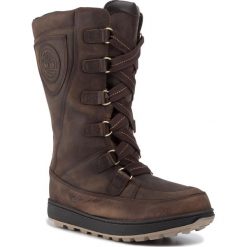 Śniegowce TIMBERLAND - Mukluk 8 in Waterproof Boot TB076916214 Md Brown Full Grain. Pomarańczowe śniegowce dziewczęce Timberland, bez zapięcia. Za 649,00 zł.