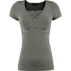 Vive Maria Lovely Lace Koszulka damska zielony. Czarne bluzki koronkowe marki bonprix. Za 99,90 zł.