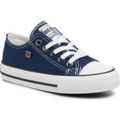 Trampki BIG STAR - FF374202 403 Navy. Niebieskie półbuty dziewczęce BIG STAR, na sznurówki. Za 79,00 zł.
