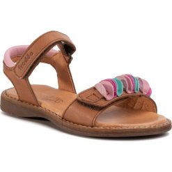 Sandały FRODDO - G3150154-3 M Brown. Pomarańczowe sandały dziewczęce Froddo, ze skóry, bez zapięcia. W wyprzedaży za 199,00 zł.