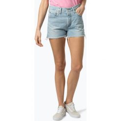 Levi's - Damskie krótkie spodenki jeansowe – 501, niebieski. Niebieskie szorty damskie Levi's®, s, bez wzorów, z jeansu. Za 149,95 zł.