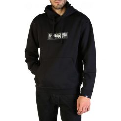 Napapijri Bluza BOX H_N0YKBT. Bluzy męskie Napapijri, s, bez wzorów, z bawełny, z kapturem, bez rękawów, długie, bez kaptura. Za 6,00 zł.