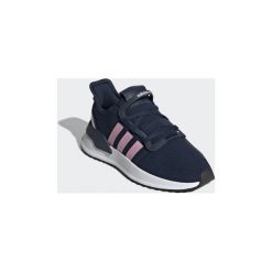 Buty do biegania Dziecko adidas U_PATH RUN J. Niebieskie buty dziewczęce sportowe Adidas, bez wzorów, bez zapięcia. Za 269,00 zł.