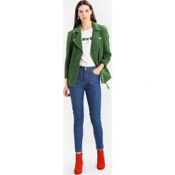 Kurtki damskie: Moss Copenhagen NAHILA SUEDE BIKER Kurtka skórzana garden green