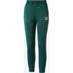 Puma Classics T7 Track Spodnie dresowe Zielony. Zielone spodnie damskie Puma, xl, z bawełny. Za 223,95 zł.