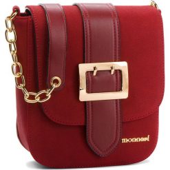 Torebka MONNARI - BAG7560-005 Burgundy. Czerwone listonoszki damskie Monnari, ze skóry ekologicznej. W wyprzedaży za 129,00 zł.