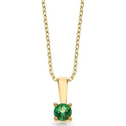 Łańcuszki męskie: Wyjątkowy Złoty Wisiorek – złoto żółte 333, Swarovski