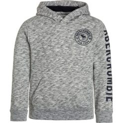 Abercrombie & Fitch EVERYBODY Bluza z kapturem medium heather grey. Szare bluzy chłopięce marki Abercrombie & Fitch, z bawełny, z kapturem. Za 169,00 zł.