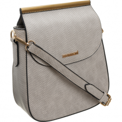 Monnari® niewielka listonoszka torebka damska eko. Żółte listonoszki damskie Monnari, w paski, ze skóry ekologicznej, na ramię, bez dodatków. Za 149,00 zł.