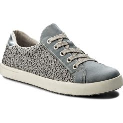Creepersy damskie: Półbuty RIEKER - K5205-12 Blue Combination