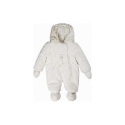 Kombinezony niemowlęce: KANZ Baby Kombinezon pluszowy Teddy snow white
