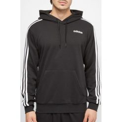 Bluza męska z kapturem adidas czarno-białe. Czarne bluzy męskie Adidas, s, bez wzorów, z bawełny, z kapturem, bez rękawów, z kapturem. Za 199,90 zł.