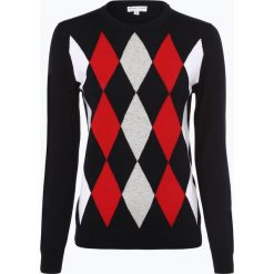 Marie Lund - Sweter damski, niebieski. Niebieskie swetry damskie Marie Lund, s, bez wzorów, z bawełny, bez rękawów, bez kaptura. Za 89,95 zł.