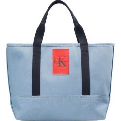 Torebki klasyczne damskie: Calvin Klein Jeans CANVAS CARRYALL TOTE Torba na zakupy blue