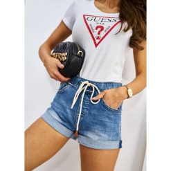 Szorty The Balme Jeans Blue S. Czarne szorty damskie LIGARI JEANS, s, w paski, z elastanu. Za 99,00 zł.