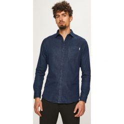 Jack & Jones - Koszula. Niebieskie koszule męskie Jack & Jones, xl, bez wzorów, z bawełny, klasyczne, z klasycznym kołnierzykiem, z długim rękawem. W wyprzedaży za 89,90 zł.