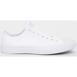 Converse - Tenisówki. Białe trampki męskie marki Converse, z materiału, na sznurówki. Za 279,90 zł.