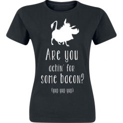 Bluzki damskie: The Lion King Bacon Koszulka damska czarny