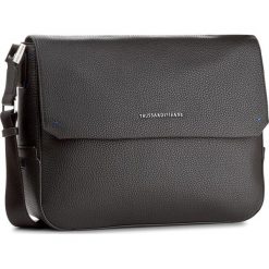 Torba na laptopa TRUSSARDI JEANS - Ottawa 71B00010 K299. Czarne plecaki męskie marki Trussardi Jeans, z jeansu. W wyprzedaży za 379,00 zł.