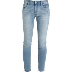 Abercrombie & Fitch Jeans Skinny Fit blue demin. Niebieskie jeansy damskie skinny marki Abercrombie & Fitch, xs, z elastanu. Za 369,00 zł.
