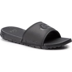 Klapki QUIKSILVER - AQYL100885 Xkks. Czarne klapki męskie Quiksilver, bez wzorów, ze skóry ekologicznej. W wyprzedaży za 89,00 zł.