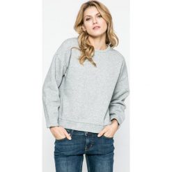 Jacqueline de Yong - Bluza. Szare bluzy rozpinane damskie Jacqueline de Yong, l, z bawełny, bez kaptura. W wyprzedaży za 39,90 zł.