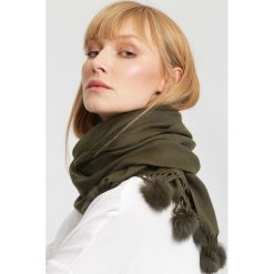 Szaliki damskie: Zielony Szalik Babes