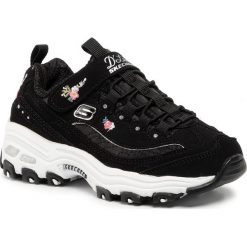 Sneakersy SKECHERS - D'lites Lil Blossom 80579L/BLK Black. Czarne półbuty dziewczęce Skechers, na rzepy. W wyprzedaży za 199,00 zł.