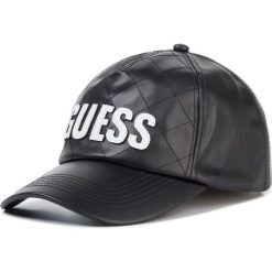 Czapka z daszkiem GUESS - Brielle (Vl) Hats AW8334 POL01 BLA. Czarne czapki damskie Guess, z aplikacjami, ze skóry ekologicznej. W wyprzedaży za 149,00 zł.