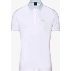 BOSS Athleisure - Męska koszulka polo – Paddy 1, biały. Białe koszulki męskie BOSS Athleisure, m, z nadrukiem, z dżerseju, bez rękawów. Za 395,95 zł.