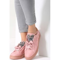 Różowy Buty Sportowe Unique Rebell. Różowe buty sportowe damskie Inny, z aplikacjami, sportowe. Za 49,99 zł.
