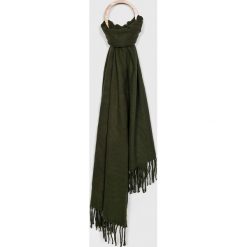 Jack & Jones - Szalik. Zielone szaliki męskie marki Jack & Jones, z dzianiny. W wyprzedaży za 59,90 zł.