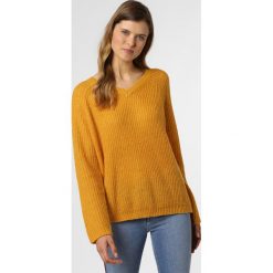 Marie Lund - Sweter damski, żółty. Żółte swetry damskie Marie Lund, l, bez wzorów, z dzianiny, bez rękawów, bez kaptura. Za 229,95 zł.