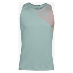 Under Armour Qualifier Iso-Chill Run Podkoszulek Niebieski. Niebieskie podkoszulki męskie Under Armour, s, bez wzorów, z elastanu, bez kołnierzyka. Za 206,95 zł.