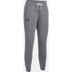 Spodnie dresowe damskie: Under Armour Spodnie dresowe damskie Favorite Fleece Pant szare r. L (1298422-090)
