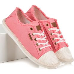 Trampki i tenisówki damskie: Sznurowane trampki espadryle GRETA