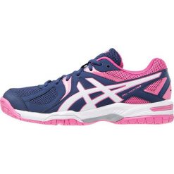 ASICS GELCOURT HUNTER 3 Obuwie do siatkówki indigo blue/white/azalea pink. Niebieskie buty do fitnessu damskie Asics, z gumy. Za 349,00 zł.