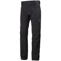 Helly Hansen Spodnie Trekkingowe Męskie Vanir Brono Pant, Ebony M. Pomarańczowe spodnie męskie marki Helly Hansen, na co dzień, m, bez wzorów, z materiału, sportowe. W wyprzedaży za 279,00 zł.