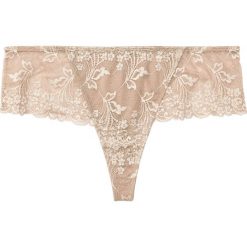 Stringi panty bonprix piaskowo-kremowy. Pomarańczowe majtki damskie bonprix. Za 29,99 zł.