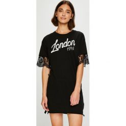 Silvian Heach - Top. Szare topy damskie marki Silvian Heach, l, z dzianiny, z włoskim kołnierzykiem. Za 219,90 zł.