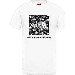Koszulka Dziecięca The North Face Box T93BS2TQA. Białe t-shirty chłopięce The North Face, bez wzorów, bez rękawów. Za 125,99 zł.