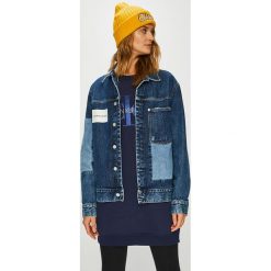 Calvin Klein Jeans - Kurtka. Niebieskie kurtki damskie marki Calvin Klein Jeans, s, z bawełny. W wyprzedaży za 519,90 zł.