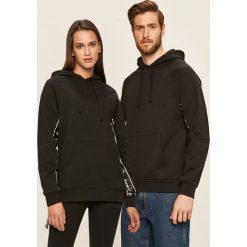 Diadora - Bluza. Czarne bluzy damskie Diadora, s, z aplikacjami, z bawełny, bez rękawów, z kapturem. W wyprzedaży za 179,90 zł.