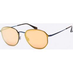 Ray-Ban - Okulary Blaze. Żółte okulary przeciwsłoneczne damskie owalne. W wyprzedaży za 539,90 zł.
