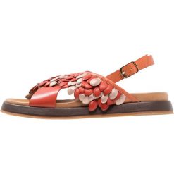 Sandały damskie: Pepen Sole Sandały na platformie orange/red/nude