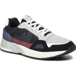 Sneakersy EMPORIO ARMANI - X4X245 XL697 N811 Navy/Snow White. Niebieskie sneakersy męskie Emporio Armani, bez zapięcia. Za 839,00 zł.