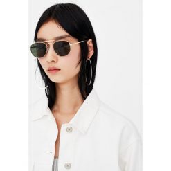Okulary przeciwsłoneczne damskie: Okulary przeciwsłoneczne aviator z mostkiem