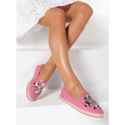 Różowe Espadryle Penta. Różowe espadryle damskie Born2be, bez wzorów, bez obcasa. W wyprzedaży za 29,99 zł.