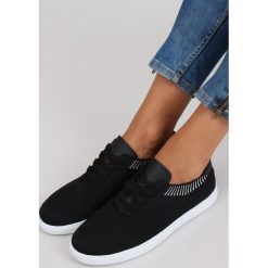 Trampki skarpetkowe new style lz-9826 Black. Czarne sneakersy damskie obuwie damskie, z tkaniny. Za 78,30 zł.