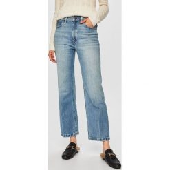 Polo Ralph Lauren - Jeansy Laight. Niebieskie jeansy damskie Polo Ralph Lauren, z podwyższonym stanem. W wyprzedaży za 449,90 zł.